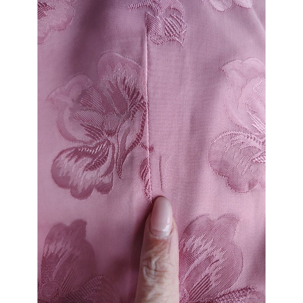Alexa Chung Floral Jacquard Peplum Blouse Coquette Balletcore Cottagecore Twee - Picture 11 of 15